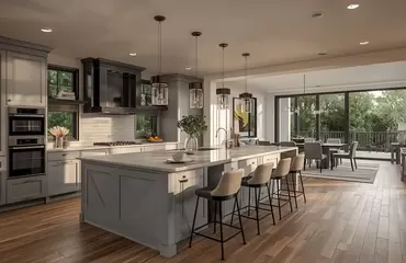 Типы кухонь: прямая, угловая, П-образная, полуостровная и островная - подробный разбор